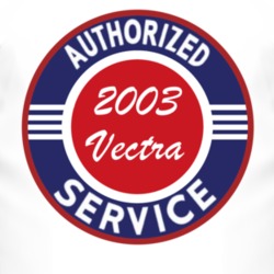 Authorized Service 2003 Chevy Vectra T Shirt