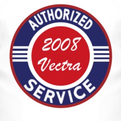 Authorized Service 2008 Chevy Vectra T Shirt