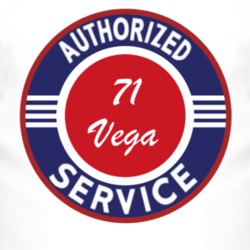 Authorized Service 1971 Chevy Vega T Shirt