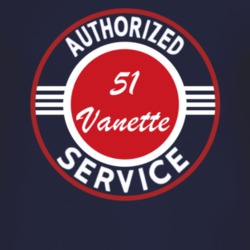 Authorized Service 1951 Vanette Dark T Shirt