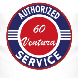 Authorized Service 1960 Pontiac Ventura T Shirt