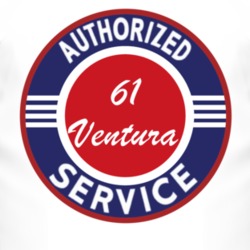 Authorized Service 1961 Pontiac Ventura T Shirt