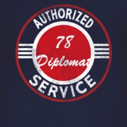 Authorized Service 1978 Dodge Diplomat Distressed Look Dark T Shirt