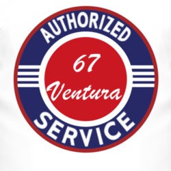 Authorized Service 1967 Pontiac Ventura T Shirt