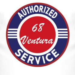 Authorized Service 1968 Pontiac Ventura T Shirt