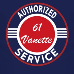 Authorized Service 1961 Vanette Dark T Shirt