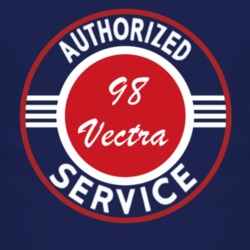 Authorized Service 1998 Chevy Vectra Dark T Shirt