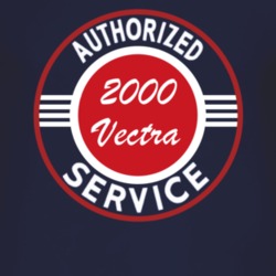 Authorized Service 2000 Chevy Vectra Dark T Shirt