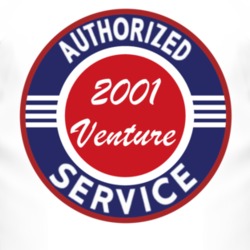 Authorized Service 2001 Chevy Venture T Shirt