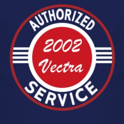 Authorized Service 2002 Chevy Vectra Dark T Shirt