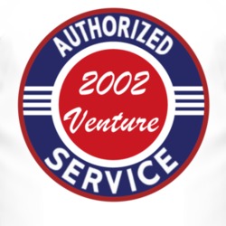 Authorized Service 2002 Chevy Venture T Shirt