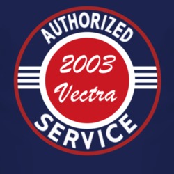 Authorized Service 2003 Chevy Vectra Dark T Shirt
