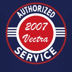 Authorized Service 2007 Chevy Vectra Dark T Shirt
