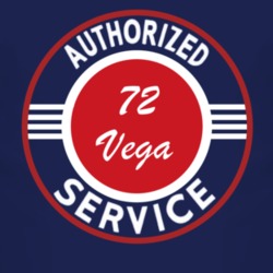Authorized Service 1972 Chevy Vega Dark T Shirt