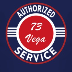 Authorized Service 1973 Chevy Vega Dark T Shirt