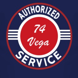 Authorized Service 1974 Chevy Vega Dark T Shirt