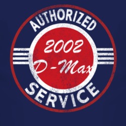 Authorized Service 2002 Chevy D-Max Distressed Look Dark T Shirt