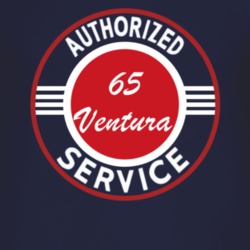 Authorized Service 1965 Pontiac Ventura Dark T Shirt