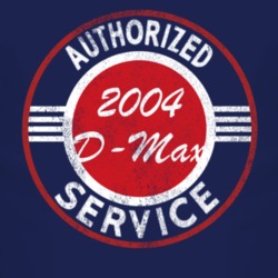 Authorized Service 2004 Chevy D-Max Distressed Look Dark T Shirt