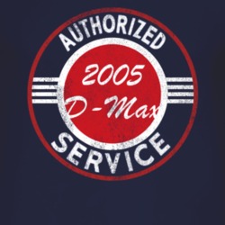 Authorized Service 2005 Chevy D-Max Distressed Look Dark T Shirt