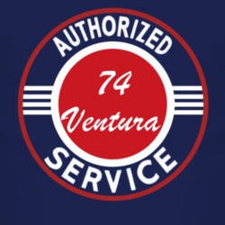 Authorized Service 1974 Pontiac Ventura Dark T Shirt