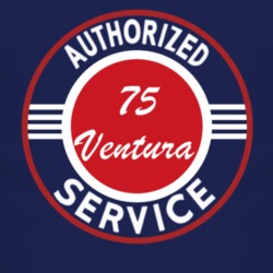 Authorized Service 1975 Pontiac Ventura Dark T Shirt