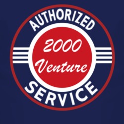 Authorized Service 2000 Chevy Venture Dark T Shirt