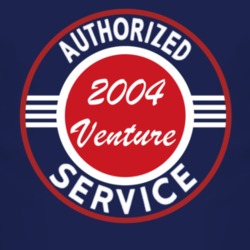 Authorized Service 2004 Chevy Venture Dark T Shirt