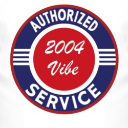 Authorized Service 2004 Pontiac Vibe T Shirt