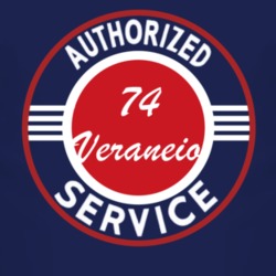 Authorized Service 1974 Chevy Veraneio Dark T Shirt