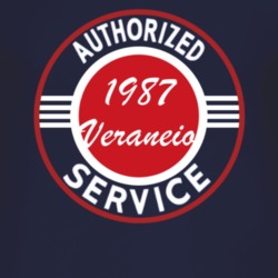 Authorized Service 1987 Chevy Veraneio Dark T Shirt