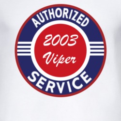 Authorized Service 2003 Chrysler Viper T Shirt