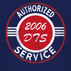 Authorized Service 2006 Cadillac DTS Distressed Look Dark T Shirt