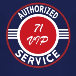 Authorized Service 1971 Chrysler VIP Dark T Shirt