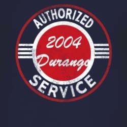 Authorized Service 2004 Dodge Durango Distressed Look Dark T Shirt
