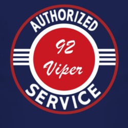 Authorized Service 1992 Dodge Viper Dark T Shirt