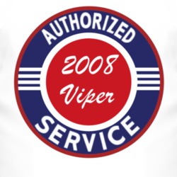 Authorized Service 2008 Dodge Viper T Shirt