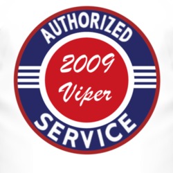 Authorized Service 2009 Dodge Viper T Shirt