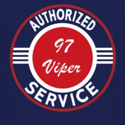 Authorized Service 1997 Dodge Viper Dark T Shirt