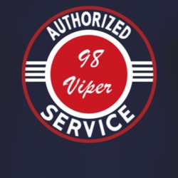 Authorized Service 1998 Dodge Viper Dark T Shirt
