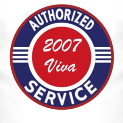 Authorized Service 2007 Chevy Viva T Shirt