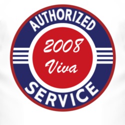 Authorized Service 2008 Chevy Viva T Shirt