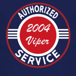 Authorized Service 2004 Dodge Viper Dark T Shirt