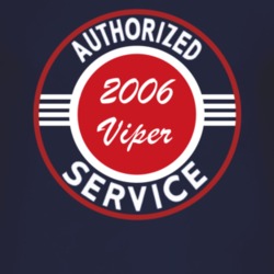 Authorized Service 2006 Dodge Viper Dark T Shirt