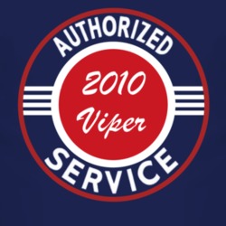 Authorized Service 2010 Dodge Viper Dark T Shirt