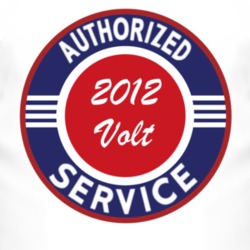 Authorized Service 2012 Chevy Volt T Shirt