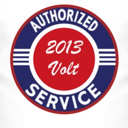 Authorized Service 2013 Chevy Volt T Shirt