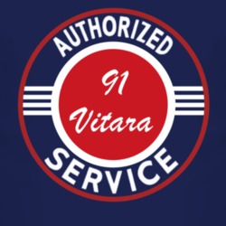 Authorized Service 1991 Chevy Vitara Dark T Shirt