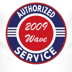 Authorized Service 2009 Pontiac Wave T Shirt