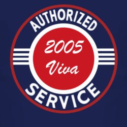 Authorized Service 2005 Chevy Viva Dark T Shirt